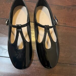 Zara Black Patent Kids Dress Shoes